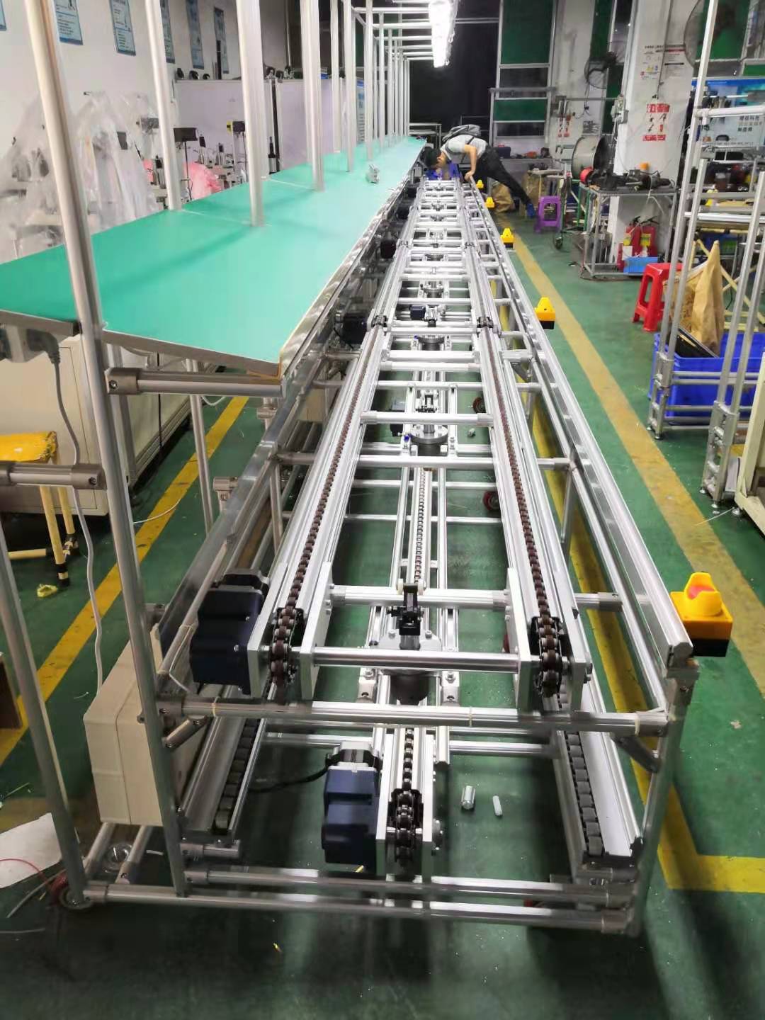 倍速链环形组装线的创新应用